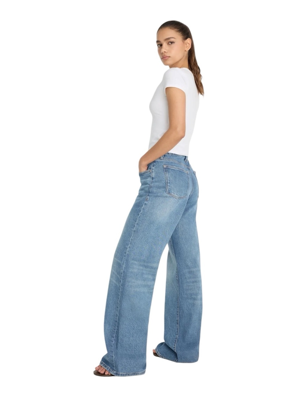 Good American Standard Ease Jeans Size 2 NWT - Picture 3 of 15